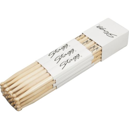  Stagg 12 Pair Birch Drumsticks 5A