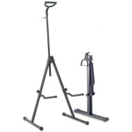 Stagg SV-CE Adjustable Foldable Stand for Cello with Hook for Bow - Black