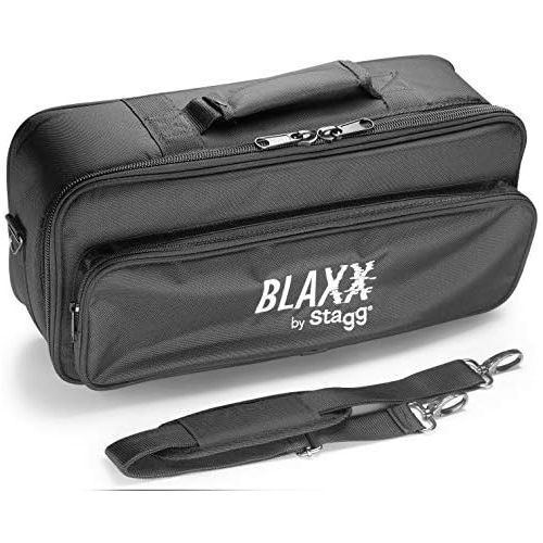  Blaxx by Stagg Wood Mini Effects Pedal Board with Carrying Bag #BX WOOD PB MINI