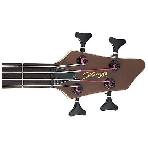  [아마존베스트]Stagg BC300-WS Fusion Electric Bass Guitar - Walnut Satin