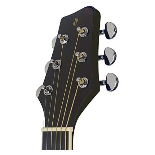  [아마존베스트]STAGG SA35ACE-BK LH Black Lefthand Auditorium Western Guitar