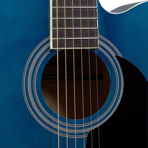  [아마존베스트]Stagg Acoustic Guitar, blue