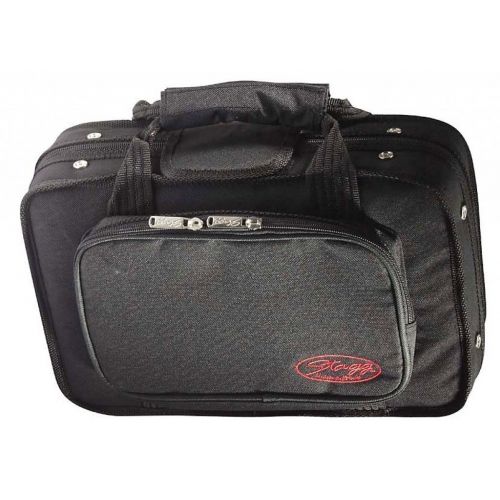  Stagg HBB CL Soft Case for Clarinet with Adjustable Shoulder Straps - Black