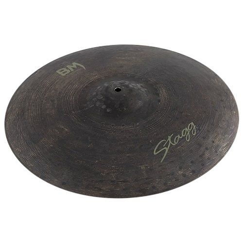  Stagg BM-CR18 18-Inch Black Metal Rock Crash Cymbal