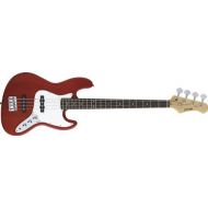 Stagg B300-STR 4 String Standard J Electric Bass Guitar - Satin Red