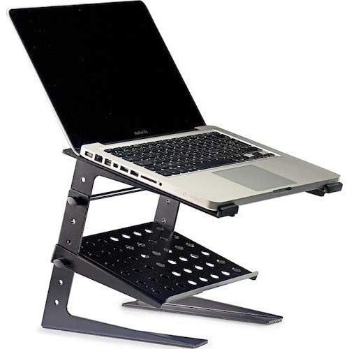  Stagg DJS-LT20 Professional DJ Laptop Stand with Lower Support Shelf
