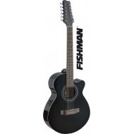Stagg SA40MJCFI/12-BS Mini Jumbo Cutaway 12-String Acoustic-Electric Guitar with FISHMAN Preamp Electronics - Brown Sunburst