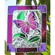 /StainedGlassDelight Stained Glass Sun Catcher, Glass Butterfly Suncatcher, Decorative Glass Sun-Catcher, Gift Idea, Glass Window Decor, Butterfly Decor- 9563-MM