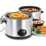 Stainless Steel 5-quart Deep Fryer and Slow Cooker