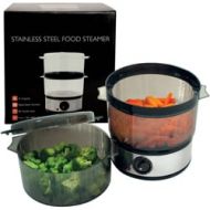 Stainless Steel 4-quart 400-watt Food Steamer
