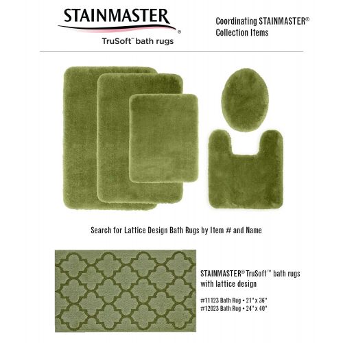  Stainmaster STAINMASTER TruSoft Luxurious Bath Rug, 21-By-36 Inch Wasabi