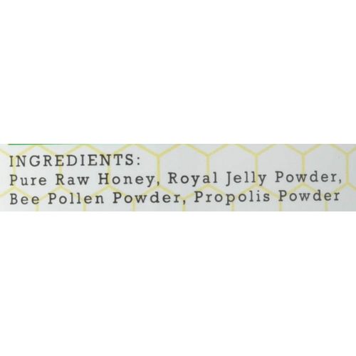  Stakich ROYAL JELLY BEE POLLEN PROPOLIS Enriched RAW HONEY - 100% Pure, Unprocessed, Unheated - 5 lb (80 oz)