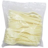 Stalkmarket ECOSOURCE Plant Starch Cutlery, Forks, 1000-Count Case