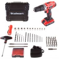 Stalwart 62-Piece Project Kit, With 20-Volt Lithium-Ion 2-Speed Hammer Drill-Driver, 75-PT1005