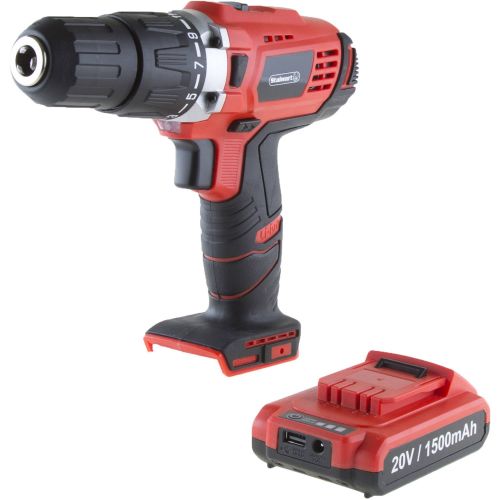  Stalwart 62-Piece Project Kit, With 20-Volt Lithium-Ion 2-Speed Hammer Drill-Driver, 75-PT1005