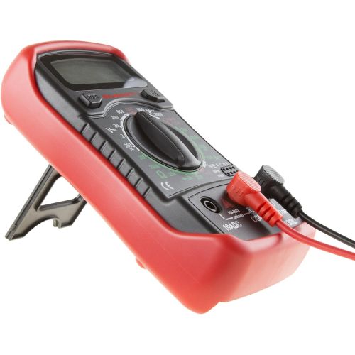  [아마존베스트]Stalwart Digital Multimeter with Backlit LCD Display and Needle Probes- Amp, Ohm and Voltage Tester for Outlets, Wire Continuity and Batteries