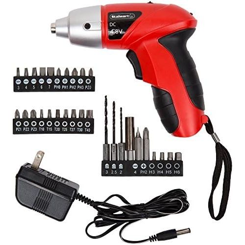  Stalwart 25 piece 4.8V Cordless Screwdriver with LED