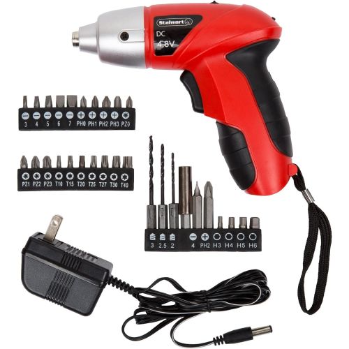  Stalwart 25 piece 4.8V Cordless Screwdriver with LED