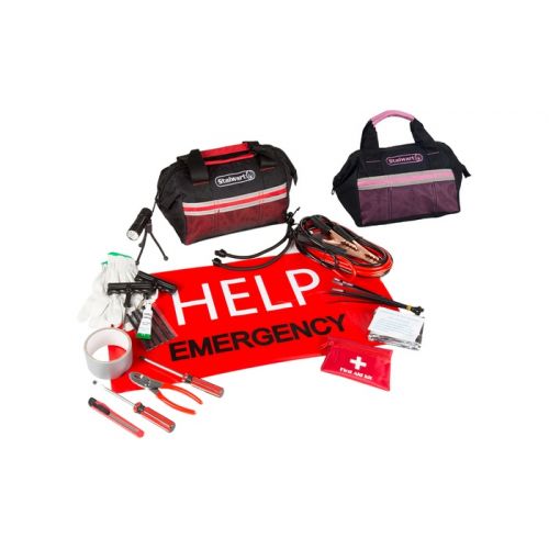  Stalwart Emergency Roadside Kit with Travel Bag (55-Piece)