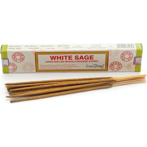  인센스스틱 Stamford 37261 White Sage Masala Incense Sticks, 12 x Pack of 15