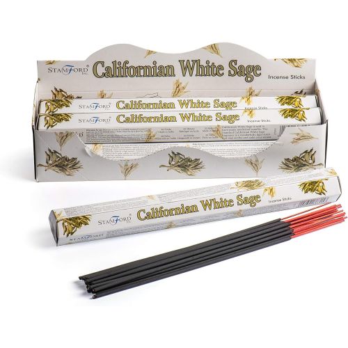  인센스스틱 STAMFORD INC 37315 Californian White Sage Incense, 20 Sticks x 6 Packs, One Size