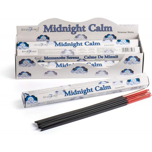  인센스스틱 STAMFORD INC 37528 Midnight Calm Incense, 20 Sticks x 6 Packs, One Size