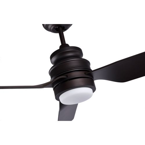  Stamo 44” Ceiling fans with Light Flush Mount Reversible 3 Blade Remote Light Kit Timing Lighting (Bronze)