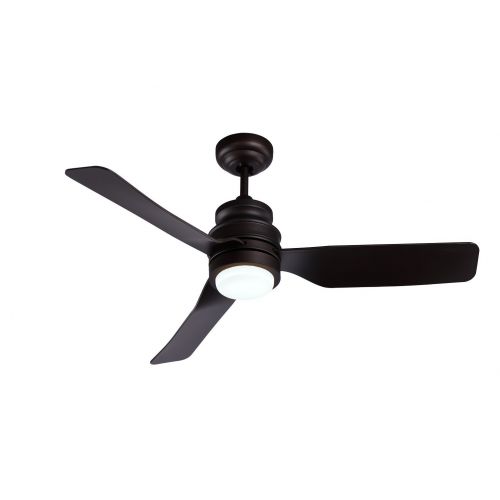  Stamo 44” Ceiling fans with Light Flush Mount Reversible 3 Blade Remote Light Kit Timing Lighting (Bronze)