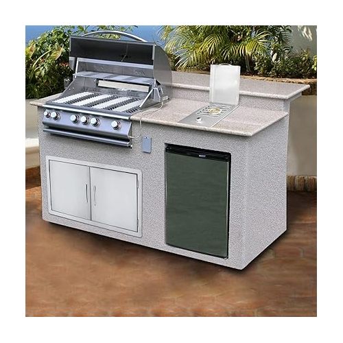 Stanbroil Built-in Stainless Steel Side Burner for Outdoor Kitchen - Liquid Propane Only