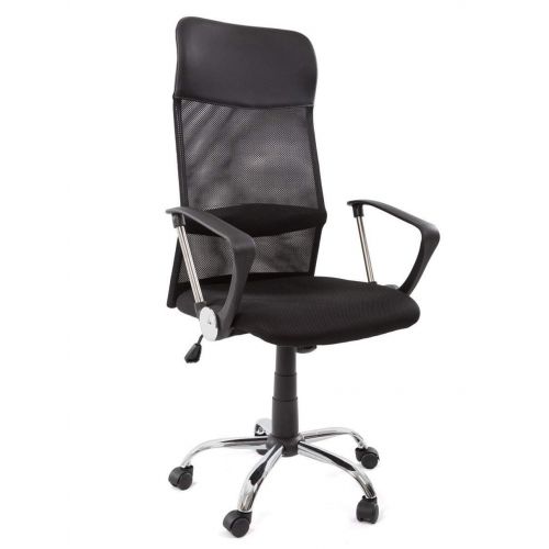  Stand Steady Mesh Ergonomic Office Chair | Supportive Desk Chair with Mesh High Back + Padded Headrest | Ergonomic Chair with Tilt and Height Adjustment | Sleek Modern Chair for Home/Office