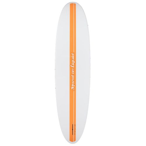  Stand on Liquid Beachwood LT 11 Foot All Around (Surf) Stand Up Paddle Board (SUP) Package | Includes Fiberglass Adjustable Paddle, Cargo Net, Carrying Handle, Removable Fin