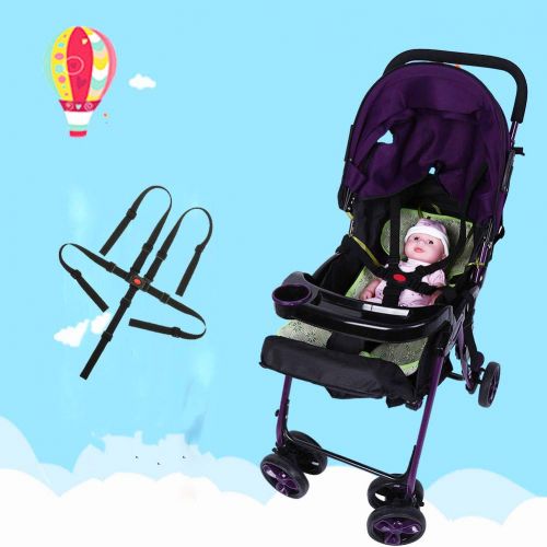  Standard Baby High Chair Straps - Replacement 5/3 Point Harness Seat Belt Stroller Buckle Pram Buggy Pushchair Universal Adjustable