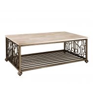 Standard Furniture 27411 Toscana Coffee Table, 50 W x 28 D x 19 H, White