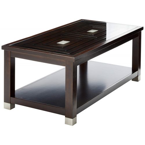  Standard Furniture 29071 Colton Coffee Table 48 W x 24 D x 19 H Brown