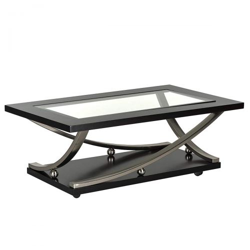  Standard Furniture 25921 Melrose Cocktail Table with Lower Shelf for Living Room
