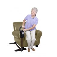 Stander CouchCane - Ergonomic Safety Support Handle + Adjustable Living Room Standing Aid for Chair Couch & Lift Chair + Organizer Pouch