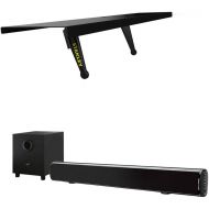 [아마존베스트]STANLEY Stanley ATS-124 Universal Large TV Top Shelf and iLive ITBSW285B 37 Bluetooth Soundbar