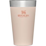 STANLEY Adventure Inulsated Stacking Beer Pint Glass, 16oz Stainless Steel Double Wall Rugged Metal Drinking Tumbler