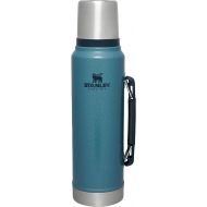 Stanley Classic Vacuum Insulated Wide Mouth Bottle - Hammertone Lake - BPA-Free 18/8 Stainless Steel Thermos for Cold & Hot Beverages - 1.1 QT