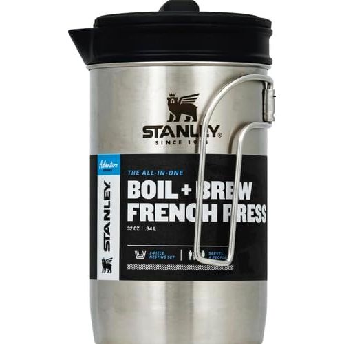 스텐리 STANLEY Adventure All-In-One Boil + Brew French Press | 32 OZ