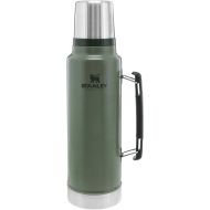 Stanley Classic Vacuum Insulated Wide Mouth Bottle -BPA-Free 18/8 Stainless Steel Thermos for Cold & Hot Beverages