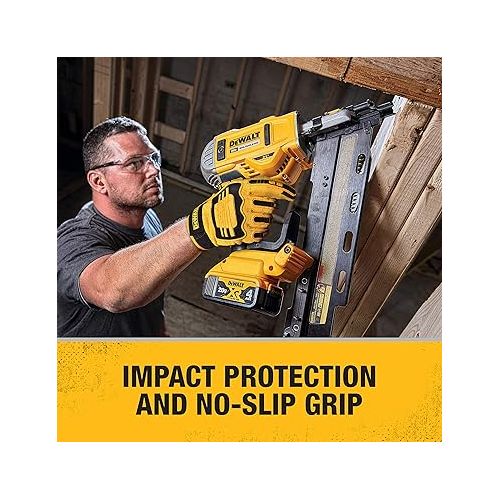 스텐리 Dewalt Work Glove Dpg781 Mechanic Carpentry Unisex Adult Blend Impact Resistant Reusable