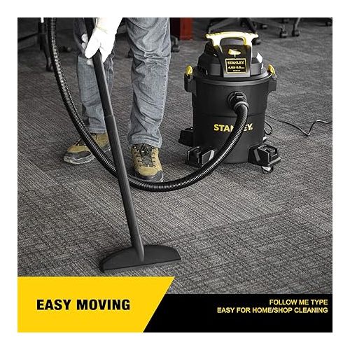 스텐리 Stanley - SL18116P Wet/Dry Vacuum, 6 Gallon, 4 Horsepower Black