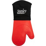 Stanley Home Products Silicone Oven Glove - Hand & Arm Protection - Hottest Plates, Pans & Dishes - Heat Protection Barbecue Mitt - Insulated Interior for Comfort (1)