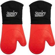 Stanley Home Products Silicone Oven Glove - Hand & Arm Protection - Hottest Plates, Pans & Dishes - Heat Protection Barbecue Mitt - Insulated Interior for Comfort (2)