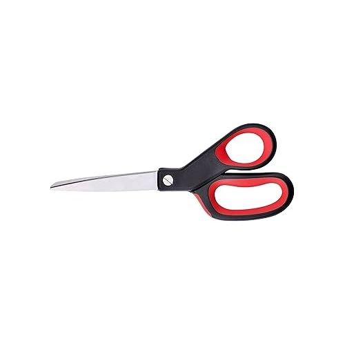 스텐리 Stanley 8 Inch All-Purpose Ergonomic Scissor (SCI8EST-RED), Red/Black