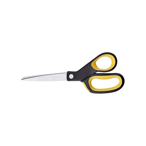 스텐리 Stanley 8 Inch All-Purpose Ergonomic Scissor (SCI8EST-YLW), Yellow/Black