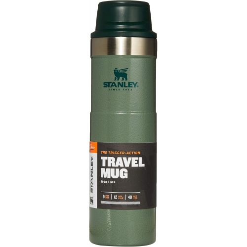 스텐리 Stanley Classic One Hand Vacuum Mug 16oz/473 mL - Hammertone Green