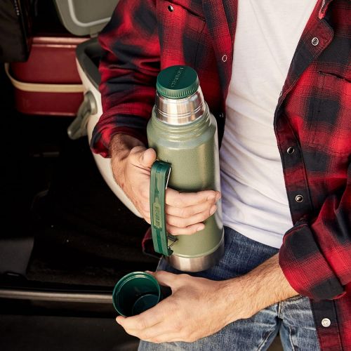 스텐리 Stanley Classic Vacuum Bottle 2QT Hammertone Green