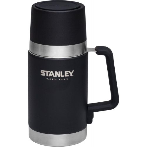 스텐리 Stanley Master Vacuum Food Jar, Foundry Black, 24 oz